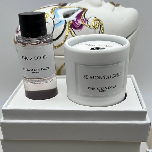 Dior 30 Montaigne Candle Gris & Dior Bath NWT!!